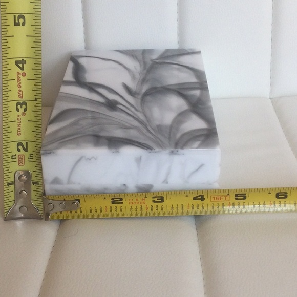 NWT Beautiful Acrylic Marble Pattern Clutch Evening Bag Casual Purse With Chain - Picture 15 of 16